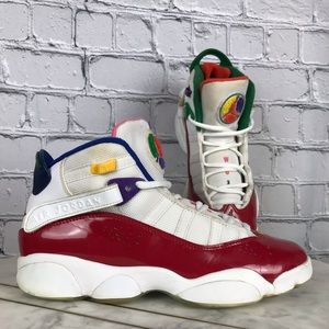 Nike Air Jordan 6 Rings Retro 2019 Kids Unisex Multicolor Shoes Sz 7Y CW7004-100